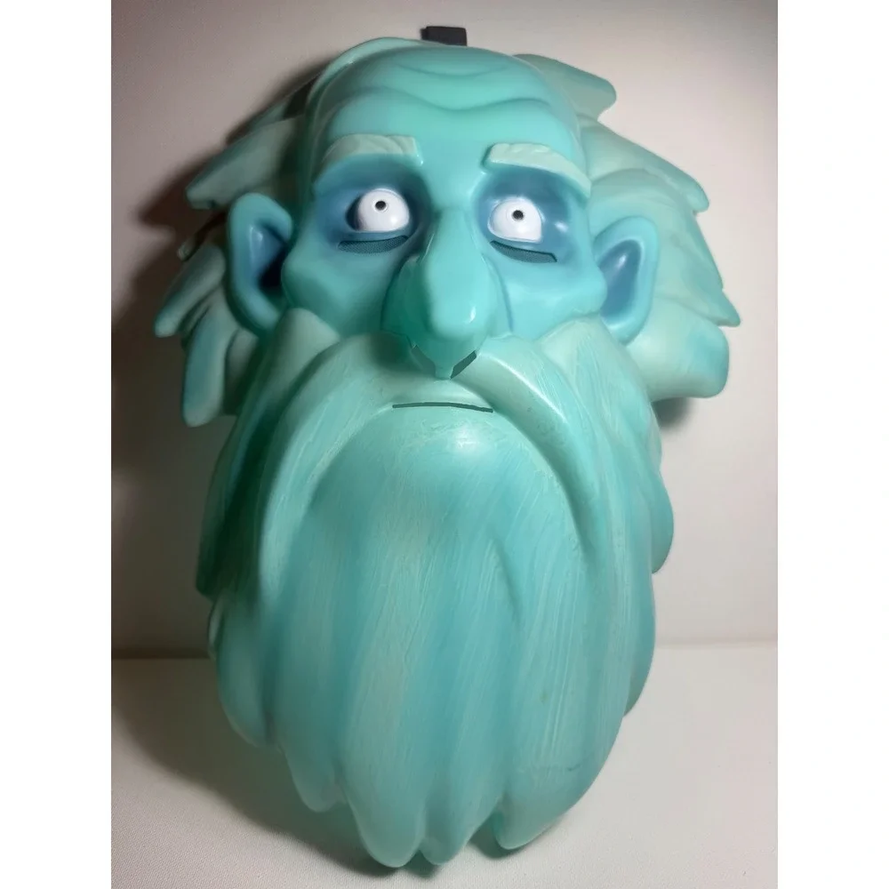 Spirit Halloween Haunted Mansion Hitchhiking Ghost Gus Mask EUC